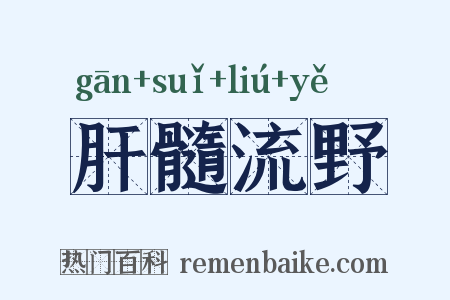 肝髓流野是什么意思的图片